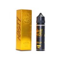 Nasty Juice Gold Blend Tobacco E Likit 60ml, siyah ve altın kutu görünümlü.