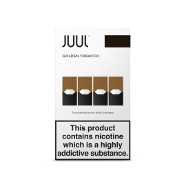 Juul Golden Tobacco 15mg Kartuş Paketi Beyaz Kutu Üstten Görünüm