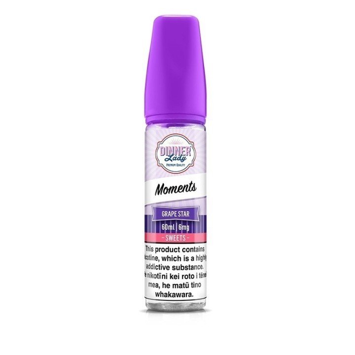 Dinner Lady Grape Star E Likit 60ml 6mg Mor Kapaklı Şişe