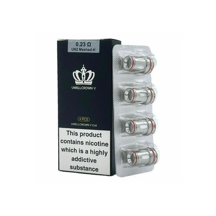 Uwell Crown V Coil 0.23 $\Omega$ UN2 Meshed-H 4'lü Paket
