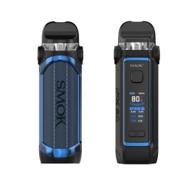 Smok IPX 80 Pod Mod mavi renk, ayarlanabilir watt göstergeli elektronik sigara