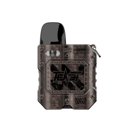 Uwell Caliburn Tenet Koko Pod Mod, endüstriyel görünümlü metalik kahverengi.