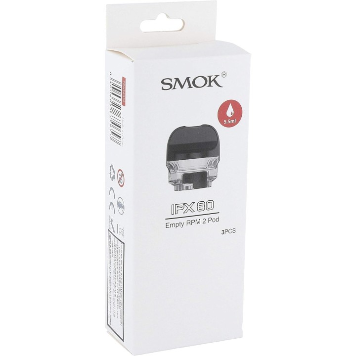 Smok IPX 80 Empty RPM 2 Pod Kartuş Beyaz Kutu 3 Adet