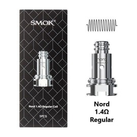 Smok Nord 1.4Ω Regular Coil yedek parça, 5'li paket, metal.