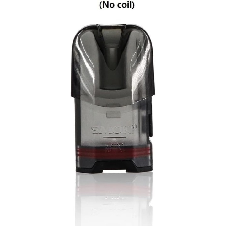 Smok Nfix Pro Kartuş (Coilsiz), Şeffaf Koyu Gri Yedek Pod