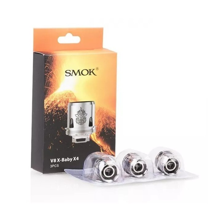 Smok TFV8 X-Baby X4 Coil 3 Adet Yedek Atomizer Başlığı
