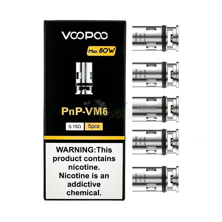 Voopoo PnP-VM6 0.15ohm Coil 5'li Paket Max 80W