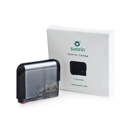 Suorin Air Kartuş yedek tankı, şeffaf siyah, orijinal paketinde.