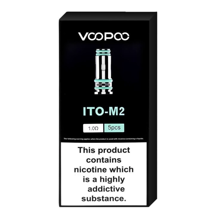 Voopoo ITO-M2 1.0ohm coil 5'li paket karton ambalajı