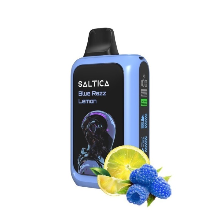Saltica Cyber 18000 Blue Razz Limon Kullan At Blue Razz Vape