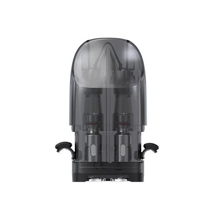 Uwell Caliburn Explorer Pod Mod yedek kartuşu, koyu gri, çift bobin.