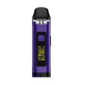 Uwell Crown D Pod Mod Mor renkli, dijital ekranlı elektronik sigara cihazı.