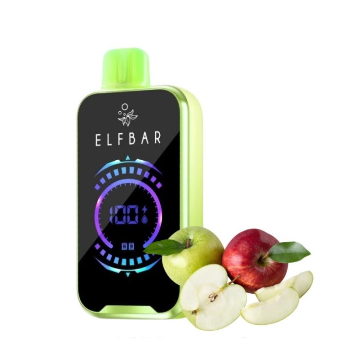 Elf Bar Raya D2 Yeşil Elma Aromalı Kullan At Elektronik Sigara