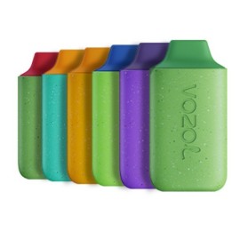 Vozol Star 6000 Kullan At çeşitleri renkli, puantiyeli tek kullanımlık elektronik sigara.