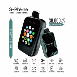 Saltica SPhone 30000 Puffs Midnight Madness Akıllı Kullan At Vape Cihazı