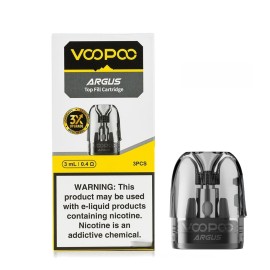 Voopoo Argus Top Fill Kartuş 3ml 0.4Ω, 3'lü paket.