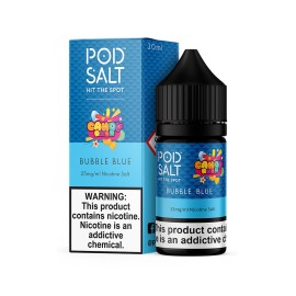 Pod Salt Bubble Blue Salt Likit 25mg/ml Mavi Şeker Aromalı E-Likit