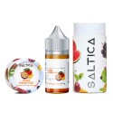 Saltica Mango Passion Fruit Salt Likit 35mg 50mg Vape Şişesi ve Kutusu