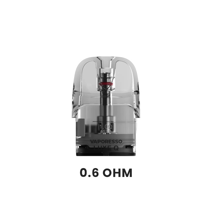 Vaporesso Luxe Q2 Kartuş 0.6 Ohm Mesh Coil, Şeffaf