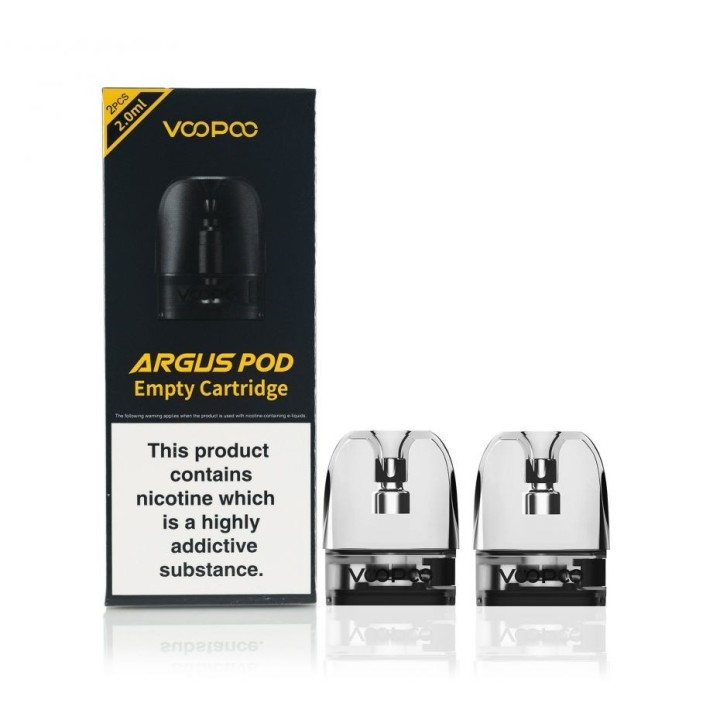 Voopoo Argus Pod Kartuş 2'li Paket Şeffaf 2.0ml Boş Coil