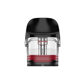Vaporesso Luxe Q Kartuş, siyah ağızlı, şeffaf gövdeli yedek pod.