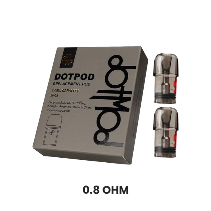 DotMod DotPod Nano 0.8 Ohm Kartuş 2'li Paket 2.0ML Yedek Pod