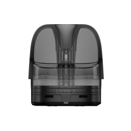 Vaporesso Luxe X Kartuş yedek tank, şeffaf siyah pod.