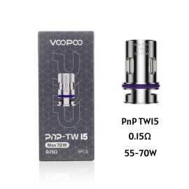 Voopoo PnP-TW15 Coil 0.15 Ohm 55-70W yedek bobin paketi