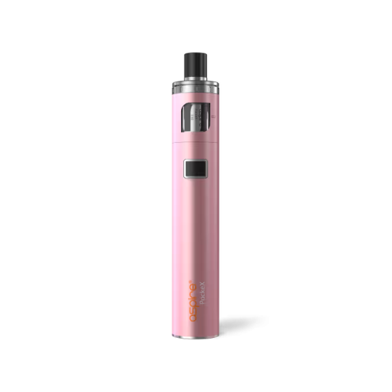 Aspire PockeX Pod Mod pembe, kompakt ve şık elektronik sigara cihazı.