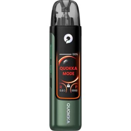 Hayati Quokka Pro Pod Mod yeşil, dijital ekranlı elektronik sigara cihazı.