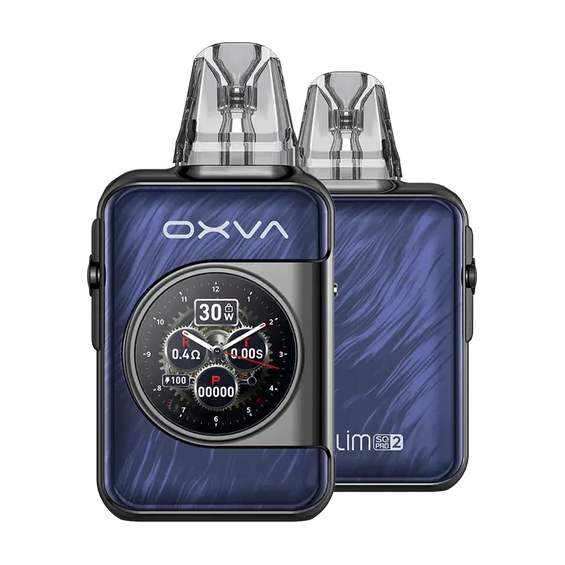 OXVA Xlim SQ Pro 2 Pod Mod, Mavi Desenli, Dijital Ekranlı Elektronik Sigara