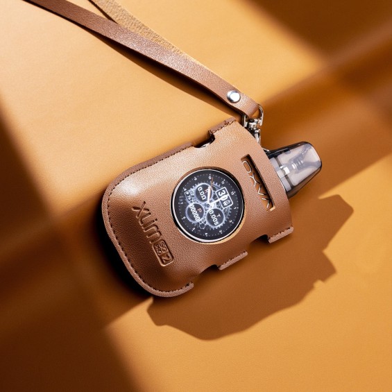 Kahverengi Deri Kılıflı OXVA Xlim SQ Pro Pod Mod Cihazı