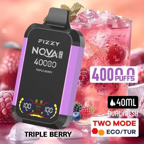 Fizzy Nova Plus 40000 Puf Triple Berry Kullan At Mor