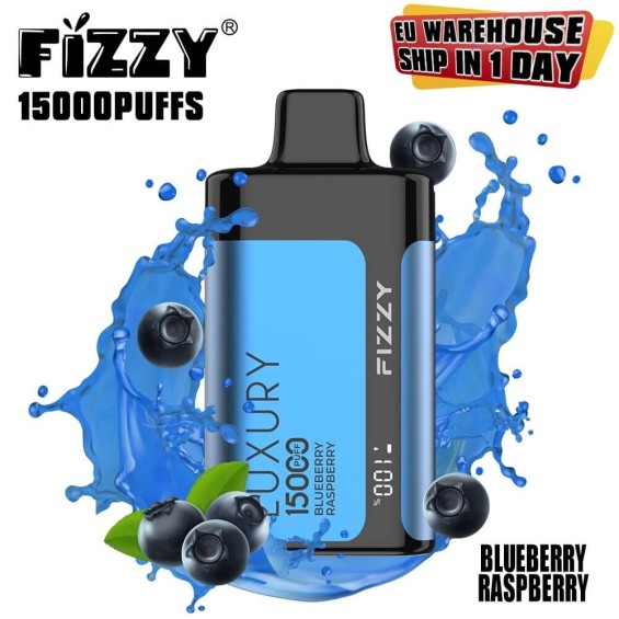 Fizzy Luxury 15000 Puff Blueberry Raspberry Tek Kullanımlık Elektronik Sigara