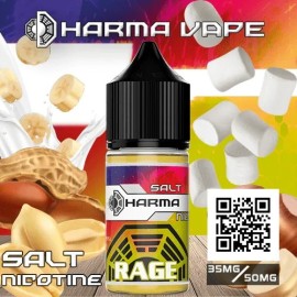 Dharma Rage Salt Likit: Fıstık, Muz ve Marshmallow Aromalı Premium Salt Likit