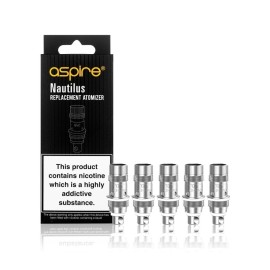 Aspire Nautilus BVC Coil Yedek Atomizer Başlıkları Kutulu Paket 5'li
