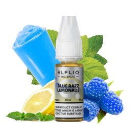 Elfliq Blue Razz Limonade Salt Likit, Buzlu Mavi Ahududu ve Limon Aromalı