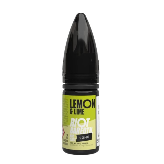 Riot Baredtn Lemon Lime Salt Likit 20mg 10ml Nikotinli E-Likit