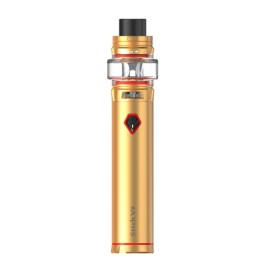 Smok Stick V9 Pod Mod Altın rengi kalem tipi elektronik sigara.