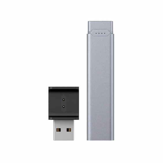 Juul 2 Cihazı Gümüş Renk Pod Mod ve USB Şarj Cihazı