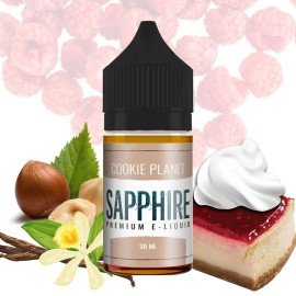 Cookie Planet Sapphire Salt Likit: Fındık, Vanilya ve Ahududulu Cheesecake E-Likit