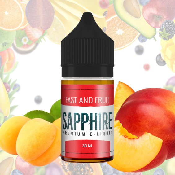 Sapphire Fast And Fruit Salt Likit 30 ML meyveli premium e-liquid şişesi