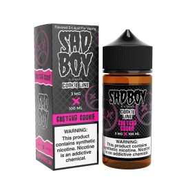 Sadboy Custard Cookie E Likit 100ml Kahverengi Şişe ve Kutu