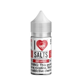 Mad Hatter Salts Likit Juicy Apples 30ml Salt Likit Beyaz Kapaklı.