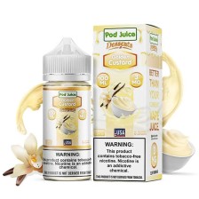 Pod Juice Desserts Golden Custard E Likit