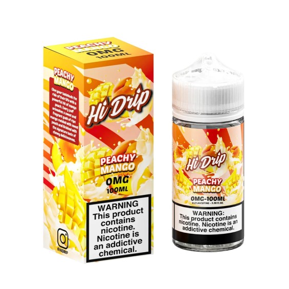 Hi Drip Peachy Mango E Likit 100ML Şeftali Mango Aromalı Elektronik Sigara Likiti