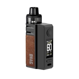 Voopoo Drag E60 Pod Mod Siyah Kahverengi Deri Kaplama Elektronik Sigara