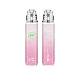 Oxva Xlim Go 2 Pod Mod pembe gradient su deseni, X logo ışıklı