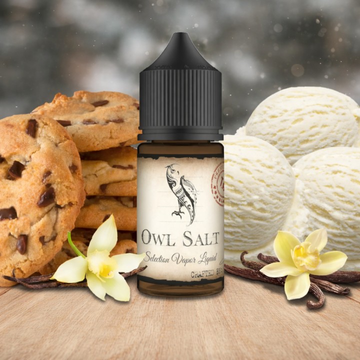 Owl Vape Ice Cream Biscuit Salt Likit