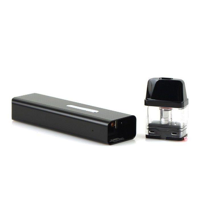 Vaporesso XROS Mini Pod Mod siyah renkli, kompakt ve kartuşlu cihaz.